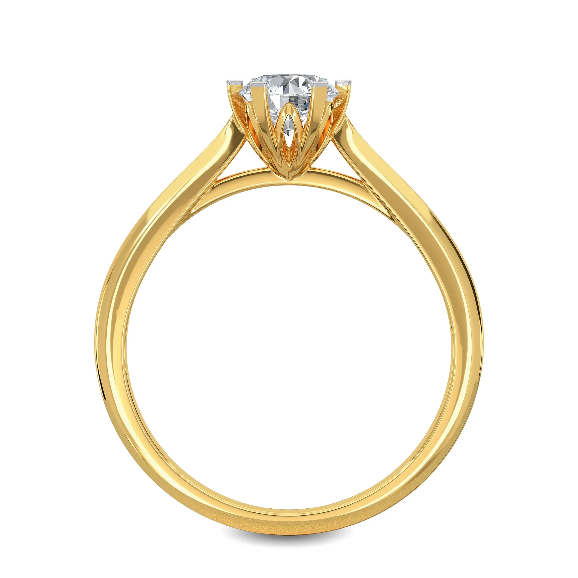 0.20 CT Tanmi Solitaire Ring