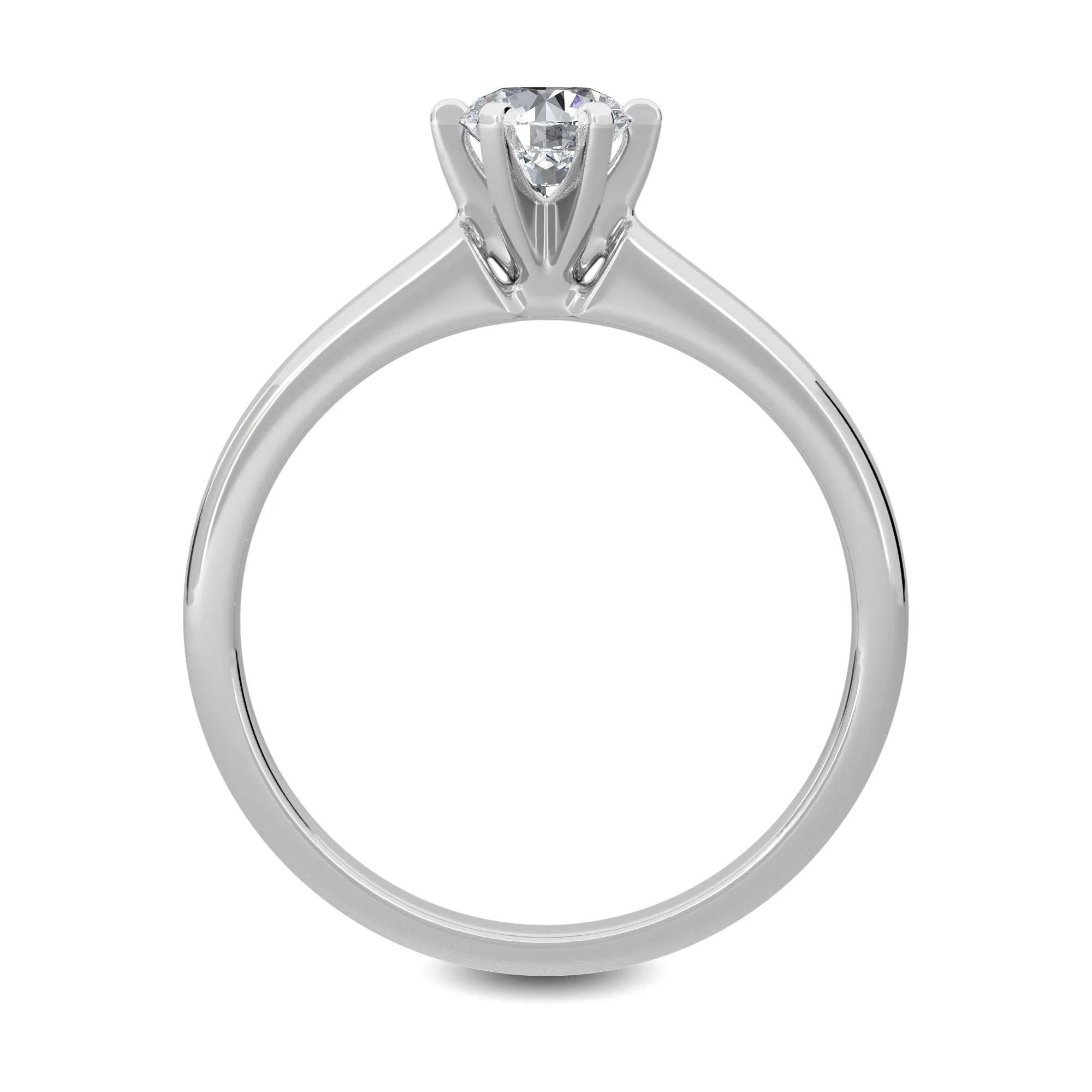 0.50 CT Lyric Solitaire Ring