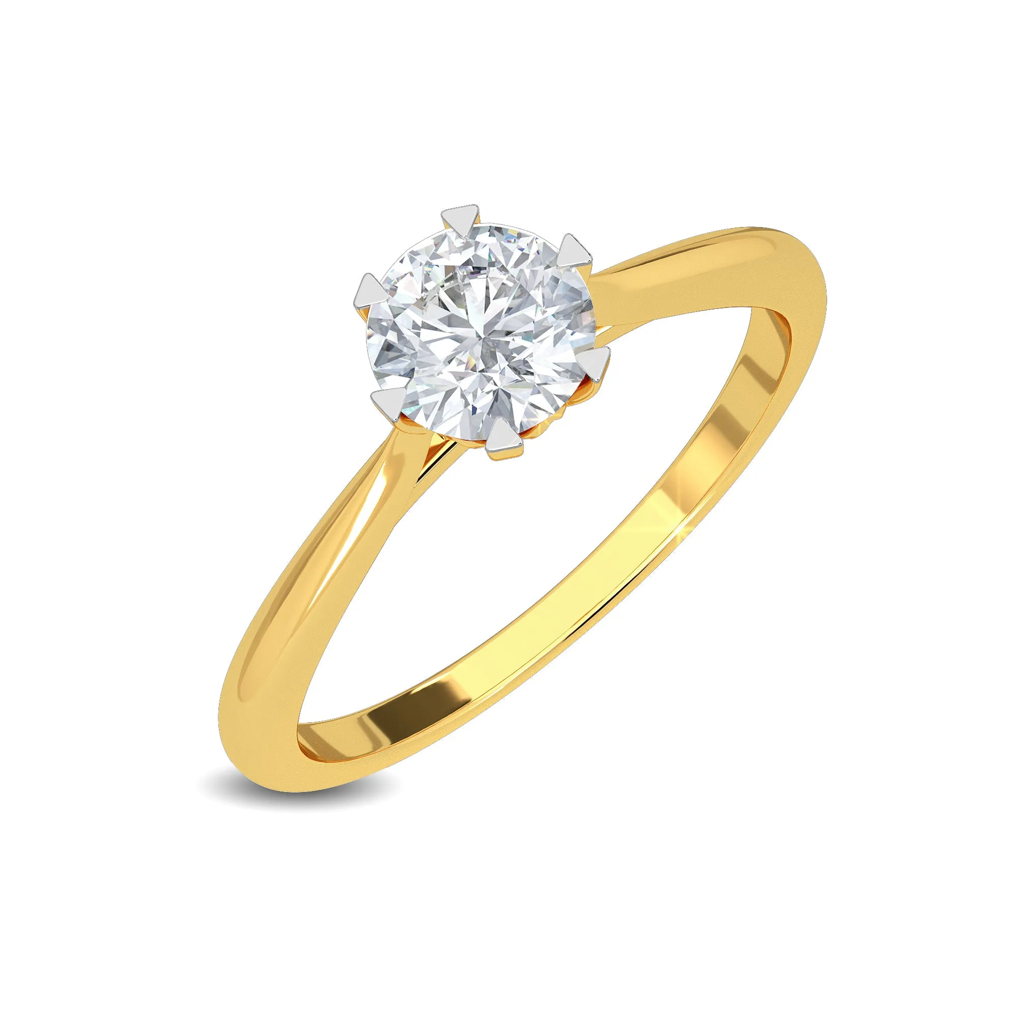 0.50 CT Toulin Solitaire Ring