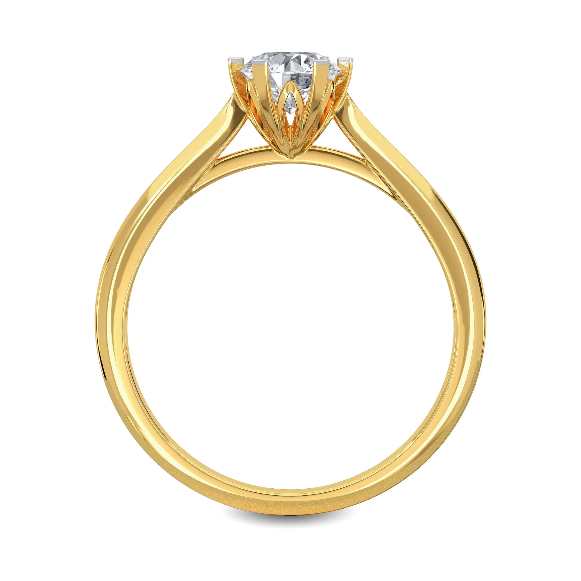 0.50 CT Toulin Solitaire Ring