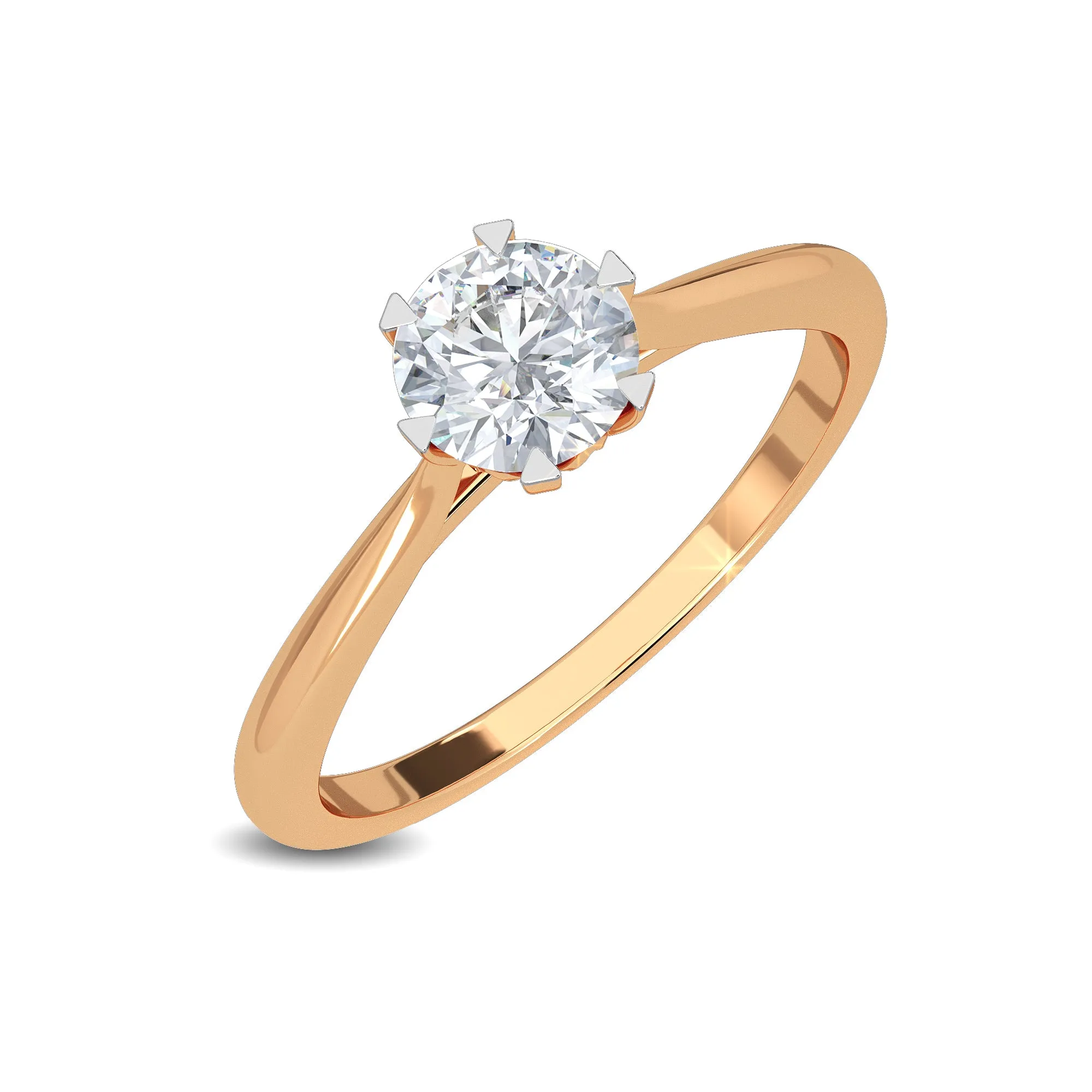 0.50 CT Toulin Solitaire Ring