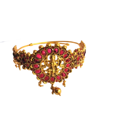 18K Gold Plated Armlet Bajuband Deity Kemp