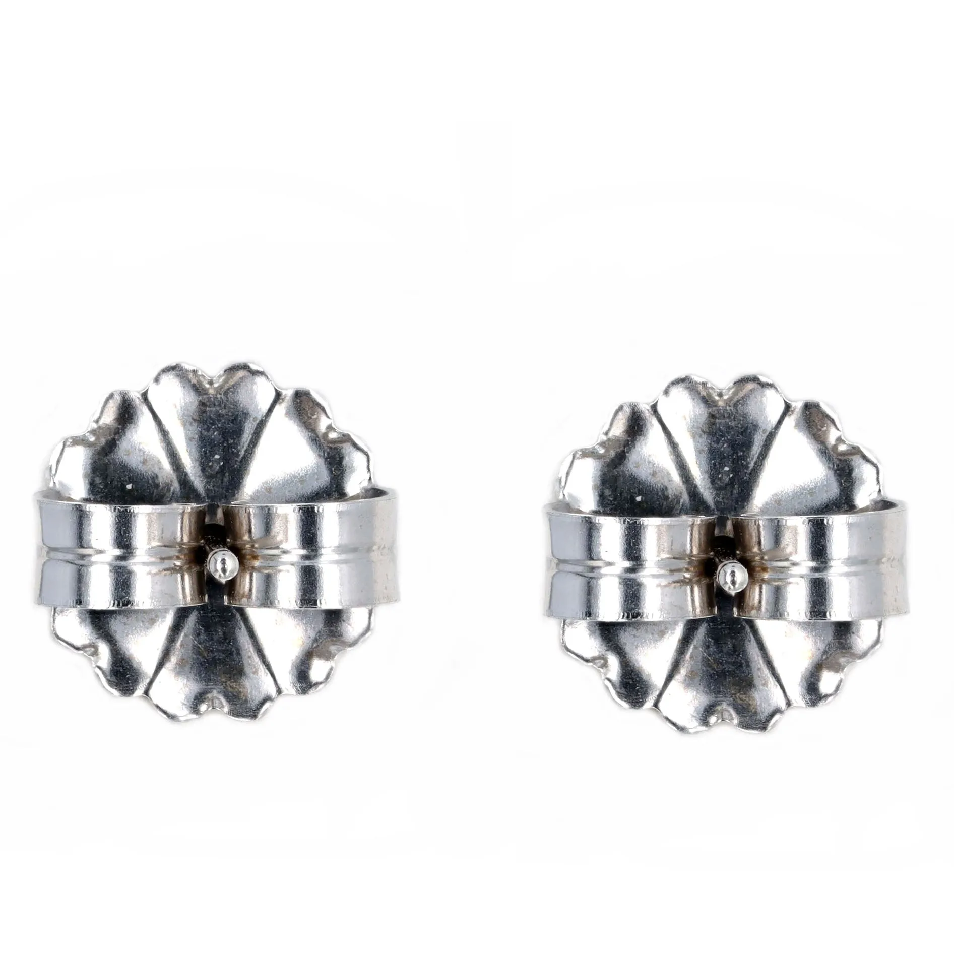 3.68 Carat Total Weight Round Brilliant Diamond Martini Stud Earrings