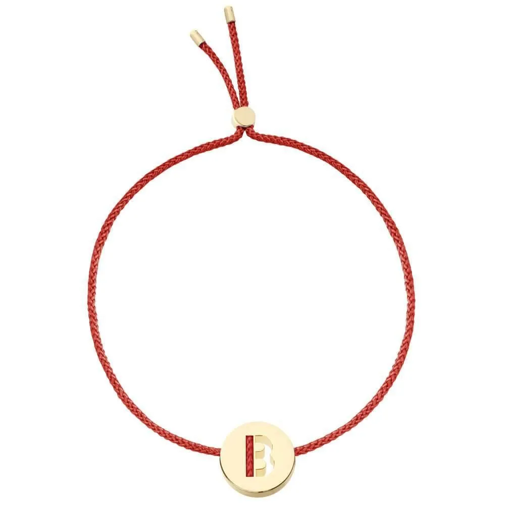 ABC's - B 18K Gold Plated Bracelet