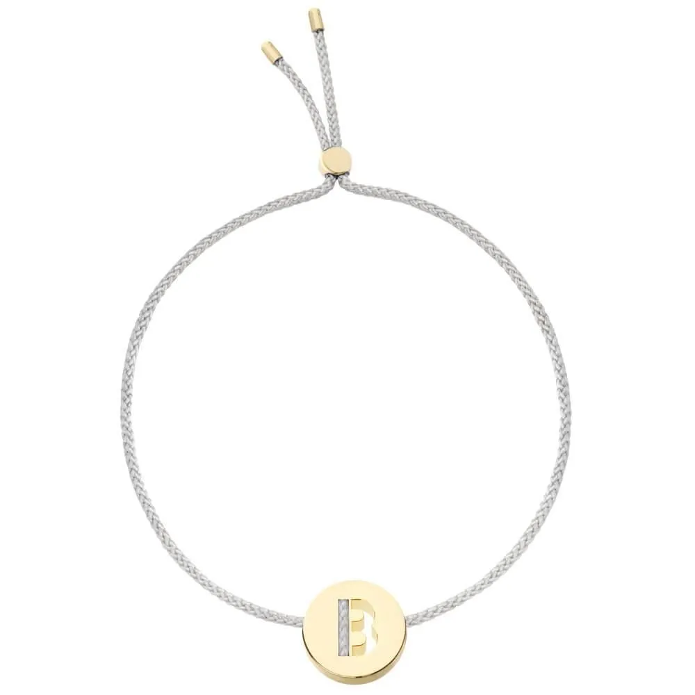 ABC's - B 18K Gold Plated Bracelet