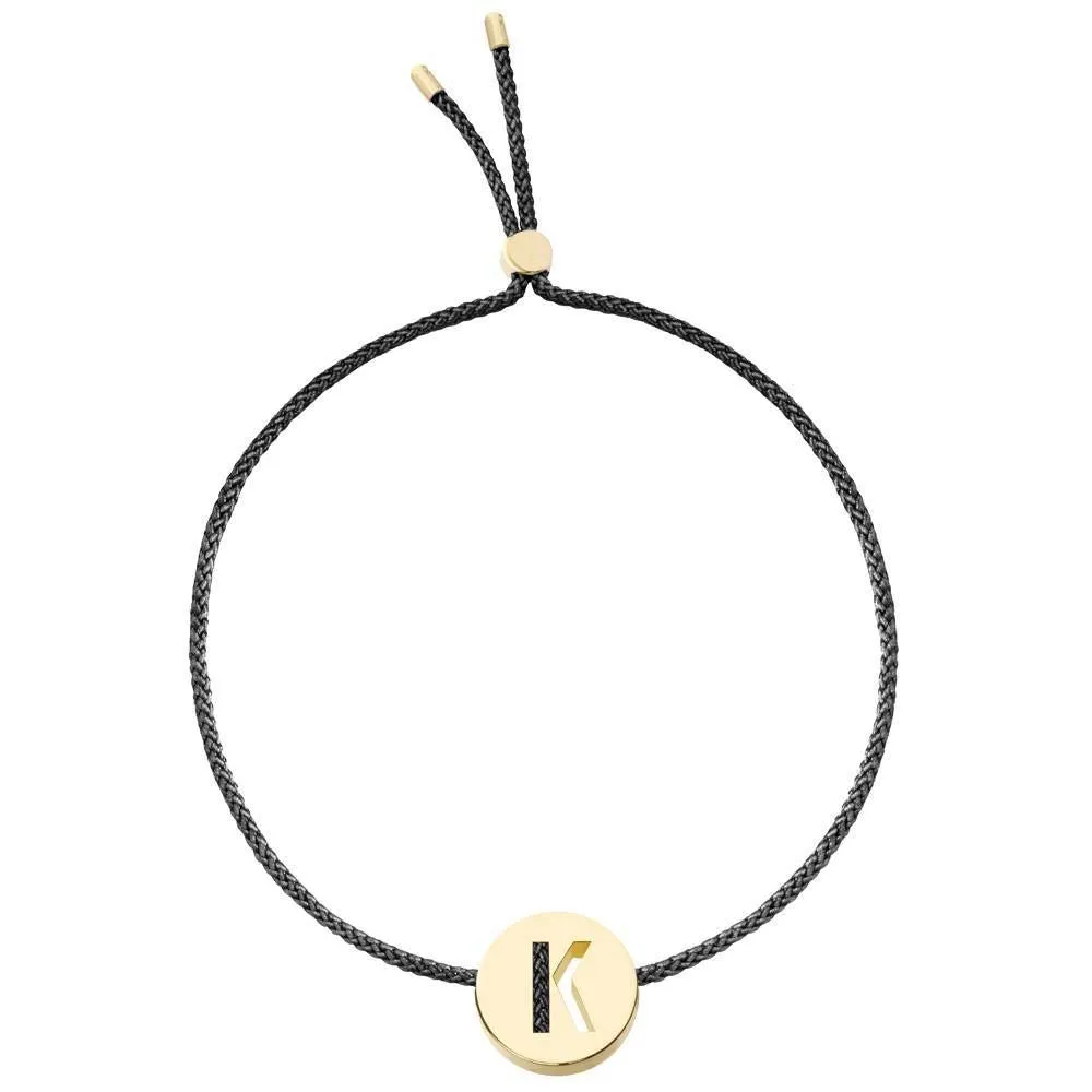 ABC's - K 18K Gold Plated Bracelet