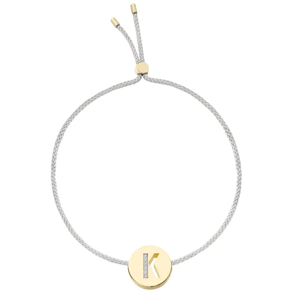 ABC's - K 18K Gold Plated Bracelet