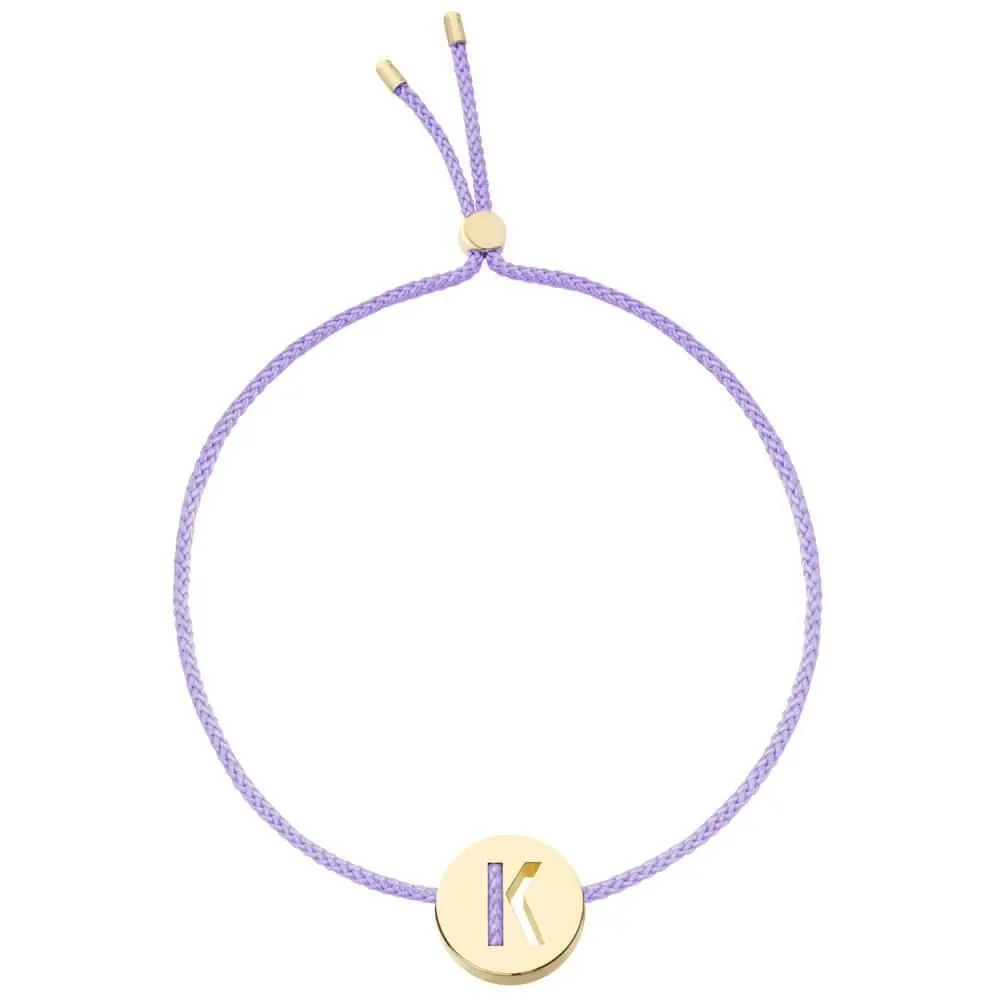 ABC's - K 18K Gold Plated Bracelet