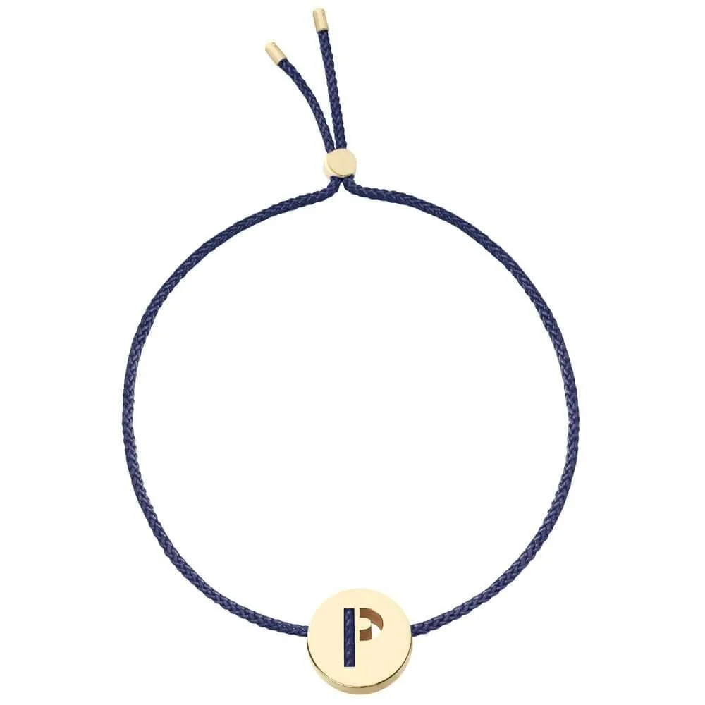 ABC's - P 18K Gold Plated Bracelet