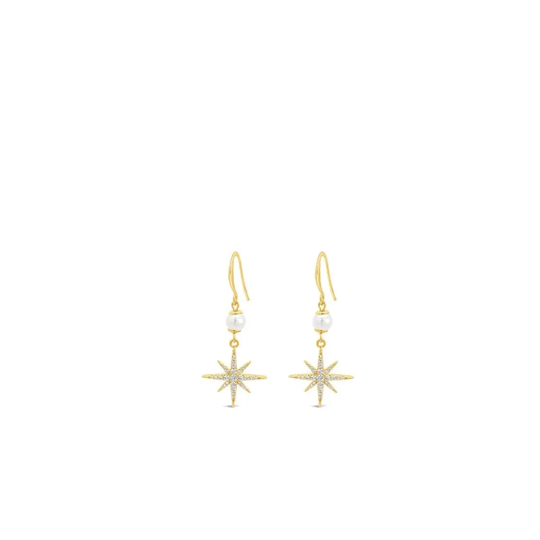 Absolute North Star Drop Earrings E2217GL