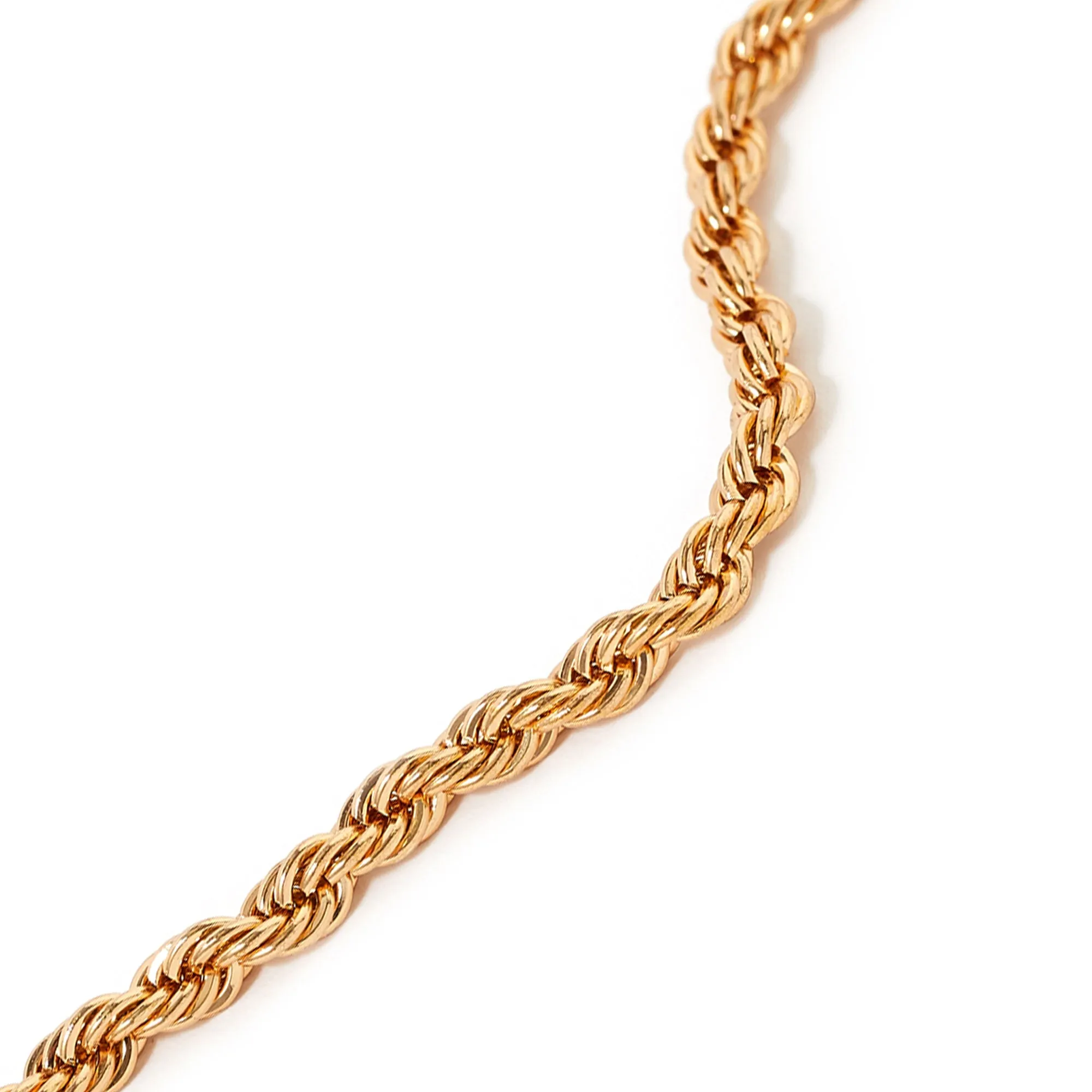 Accessorize London Women's Gold Berry Blush Twisted Rope Bracelet