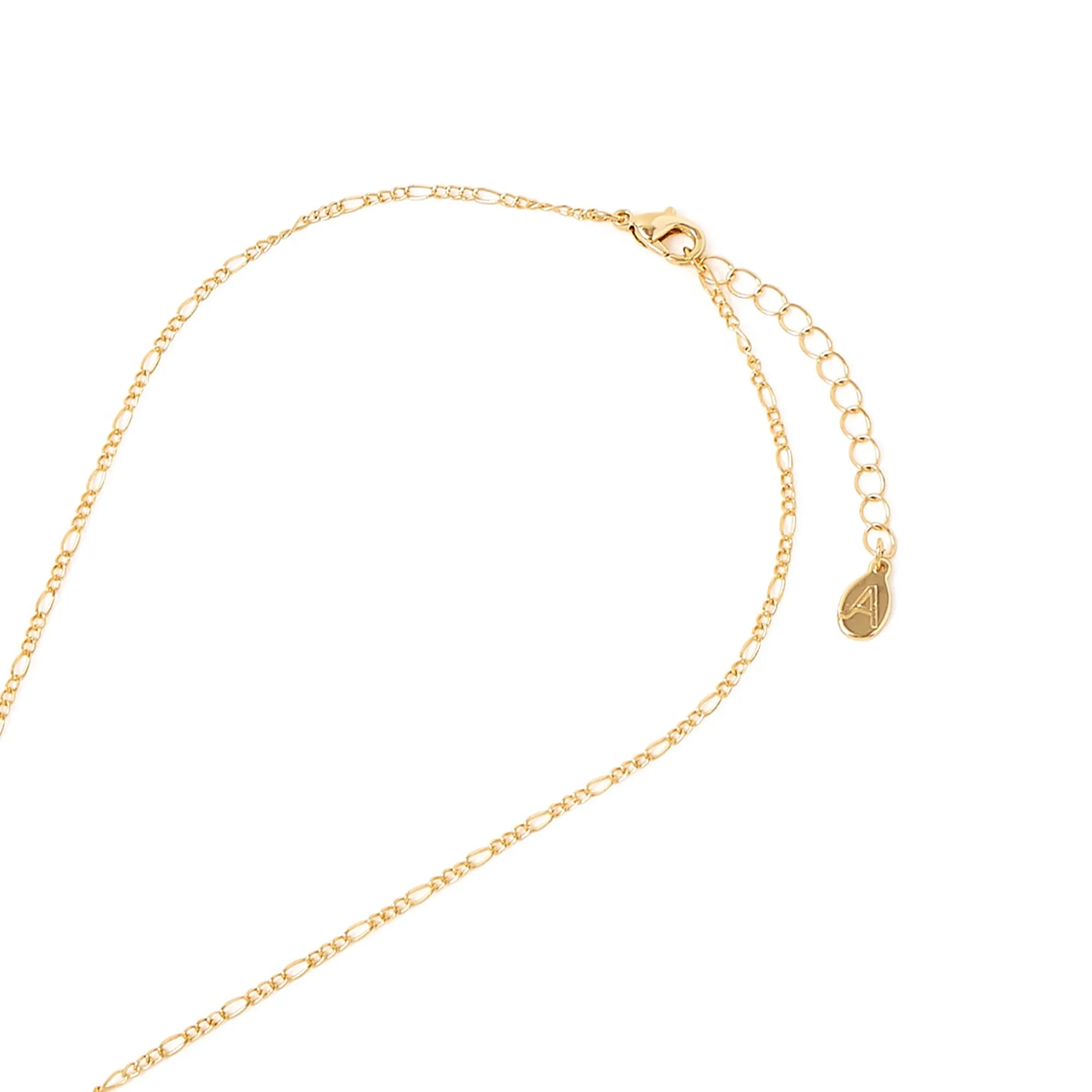 Accessorize London Women's Gold Heart Pendant Necklace