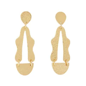 Accessorize London Women's Textured Wavey Earrings