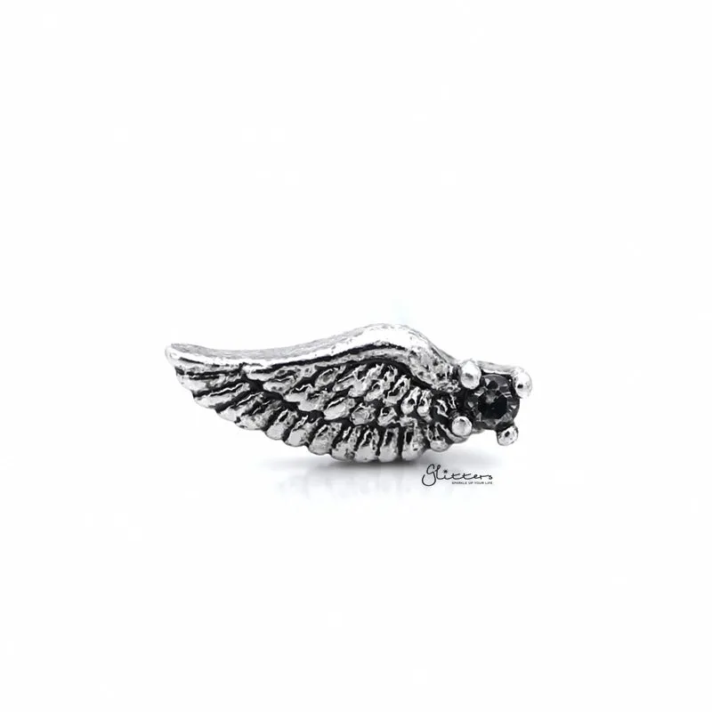 Angel Wing with C.Z Tragus Cartilage Earring Stud