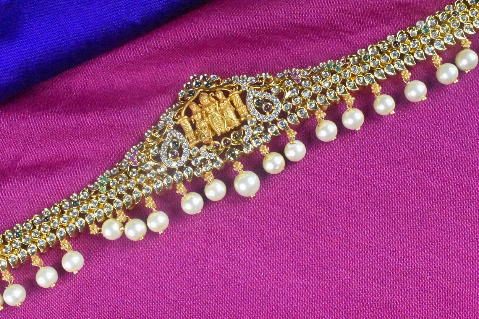 Antique Ram Parivaar Chain Vaddanam By Asp Fashion Jewellery