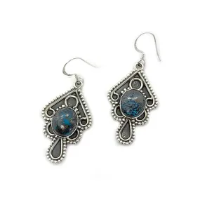 Astrid Blue Azurite Gypsy Earrings