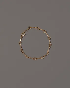 Bar Link Charm Chain Bracelet