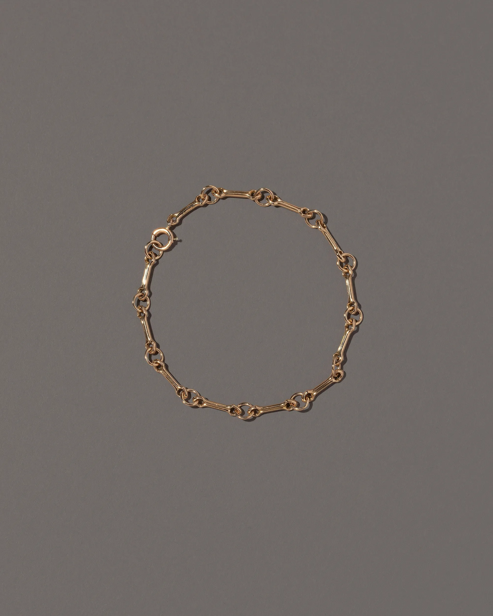 Bar Link Charm Chain Bracelet