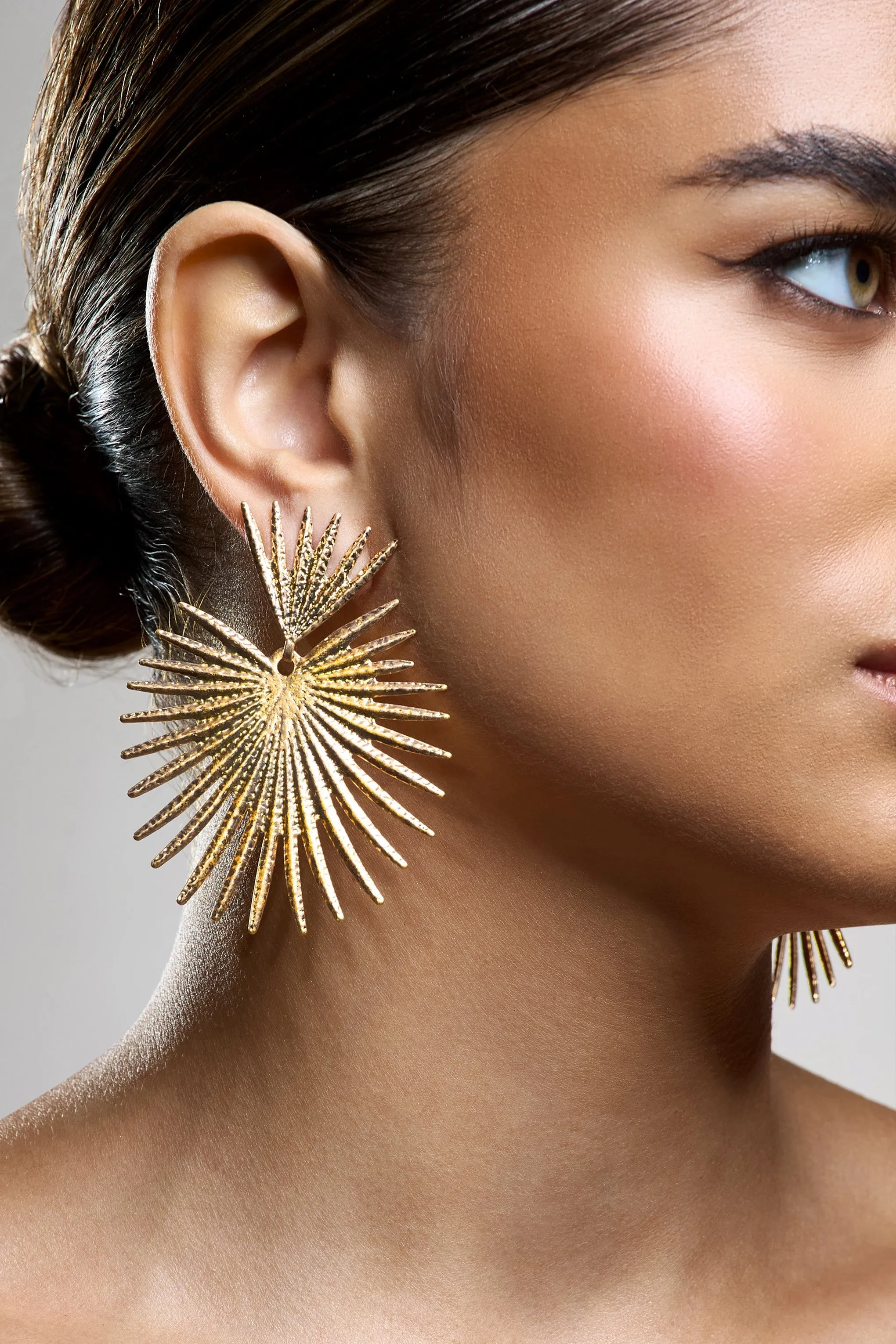 Baroque | Gold Statement Drop Earrings