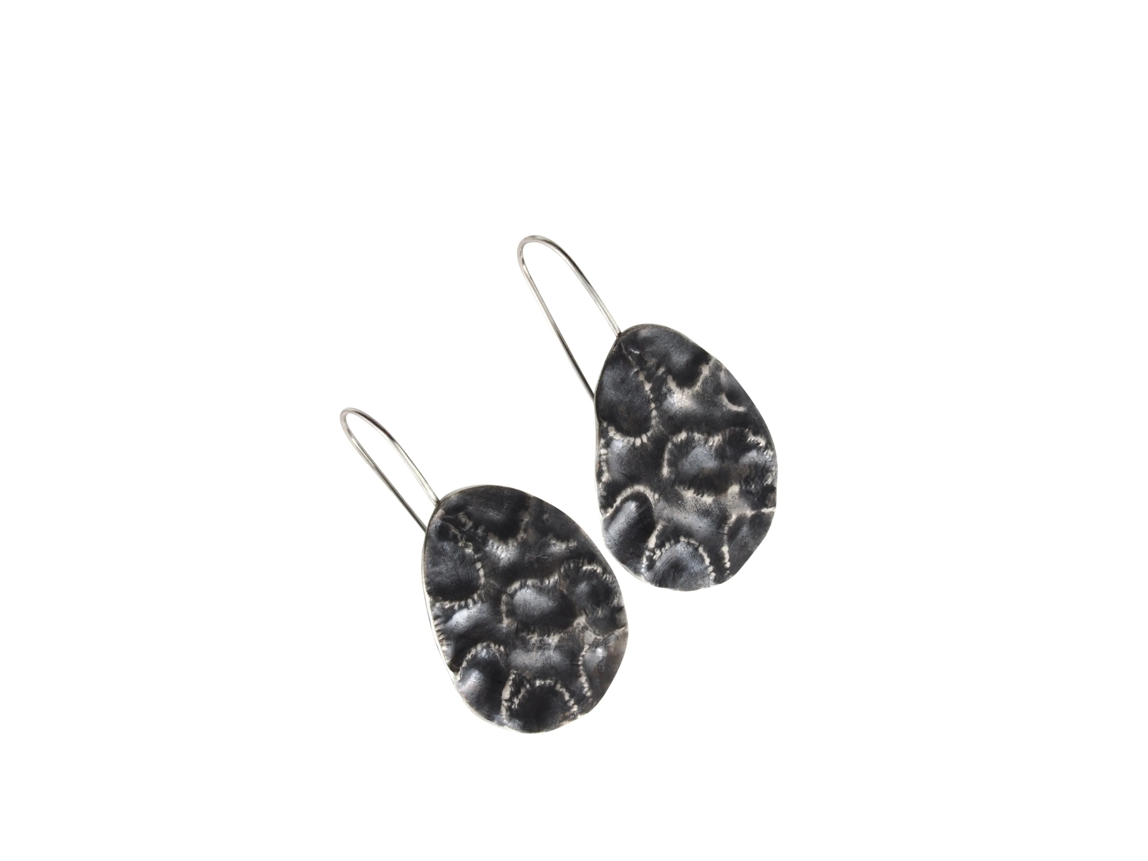 black coral earrings