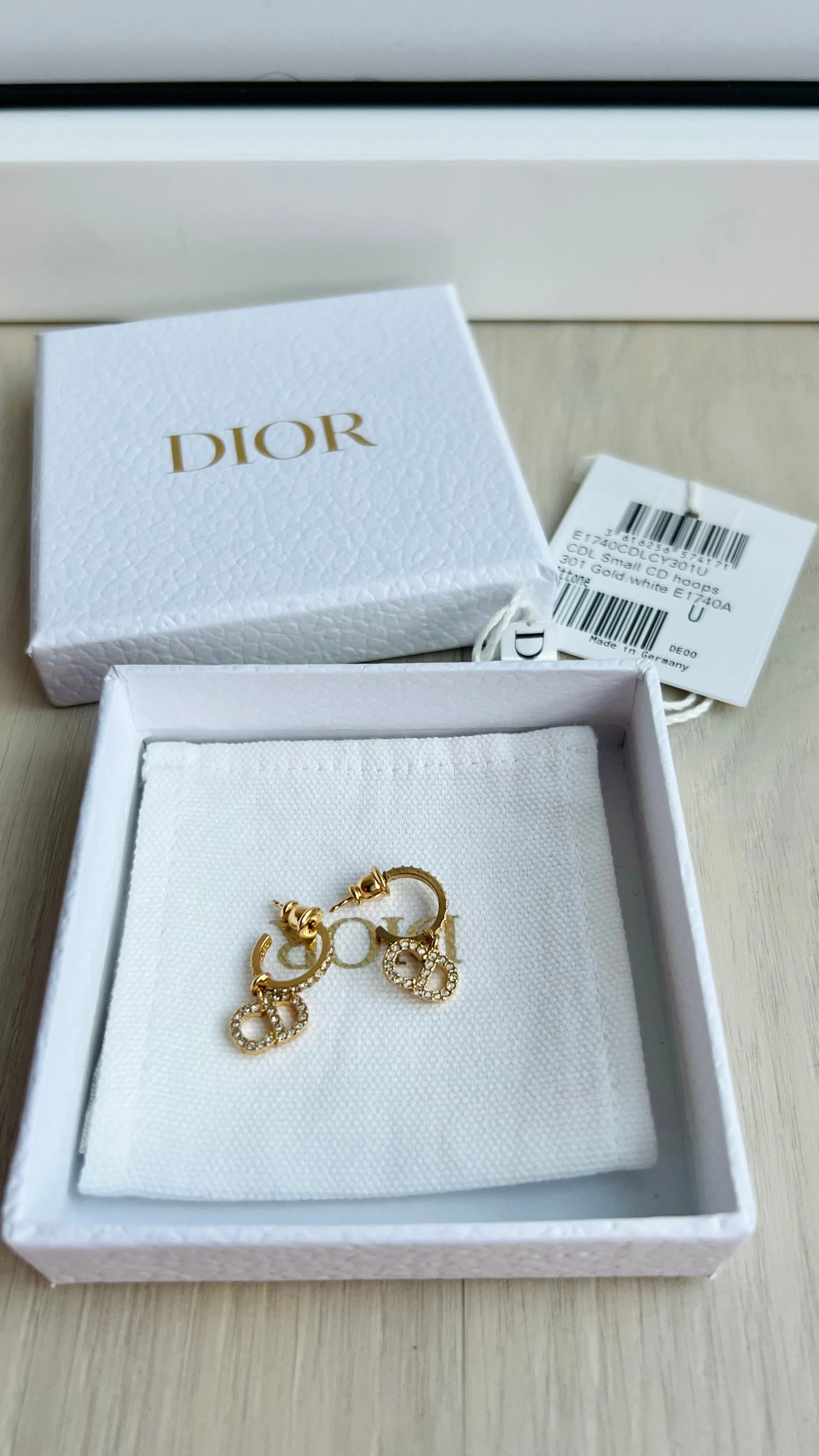 Christian Dior Clair D Lune Earrings