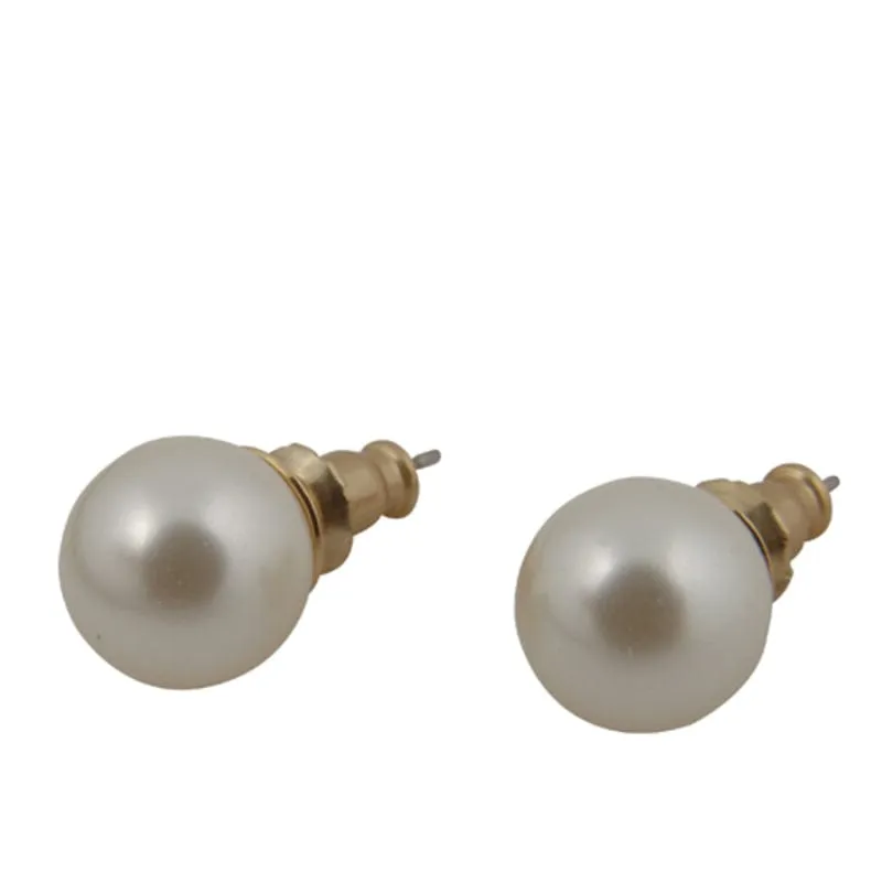 Cream Pearl Studs 10mm