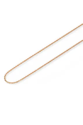 Delicate Links Play Rose Gold Plated Sterling Silver Chain