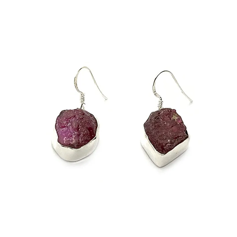 Della Ruby Boho Style Earrings