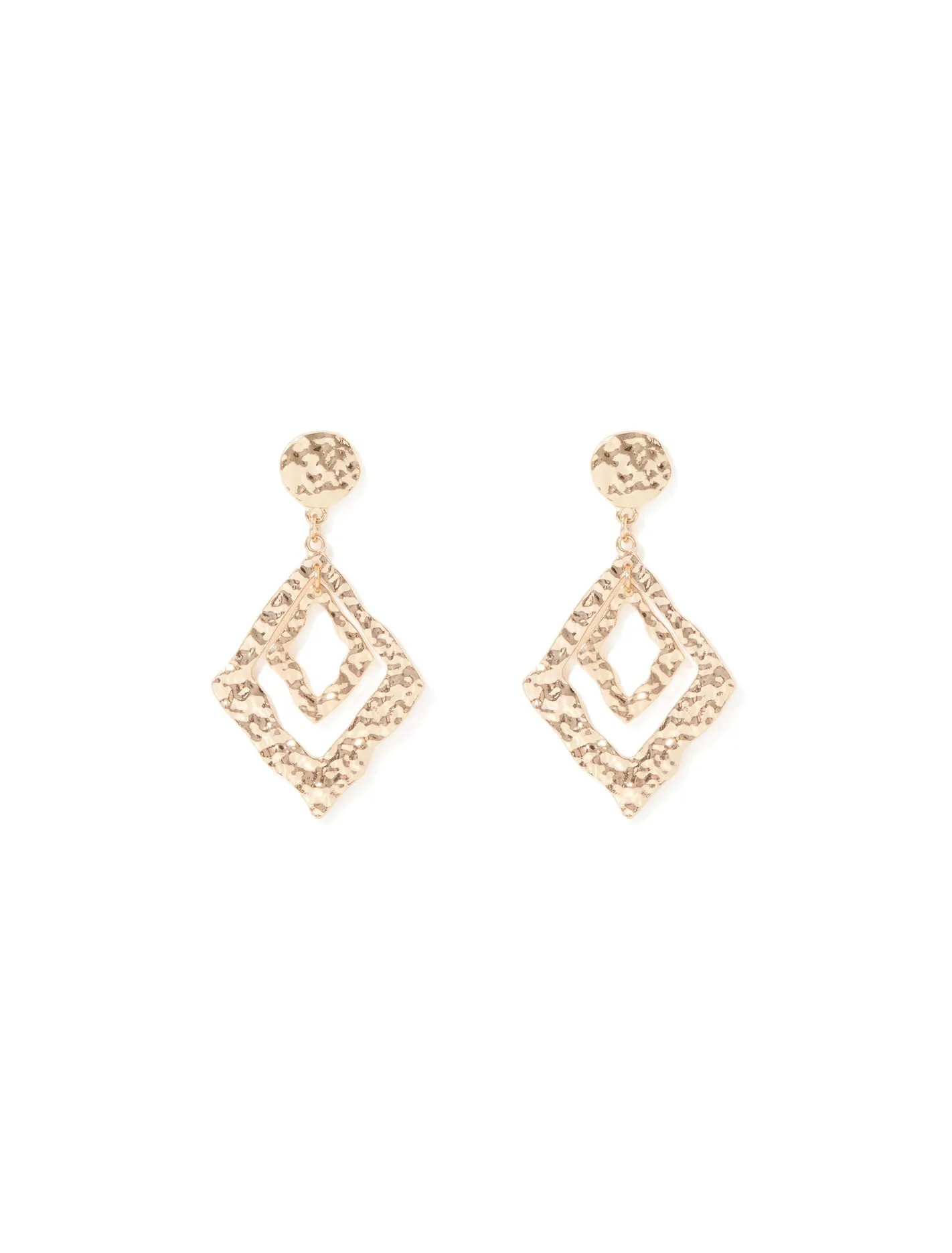 Diamond Textured Earrings