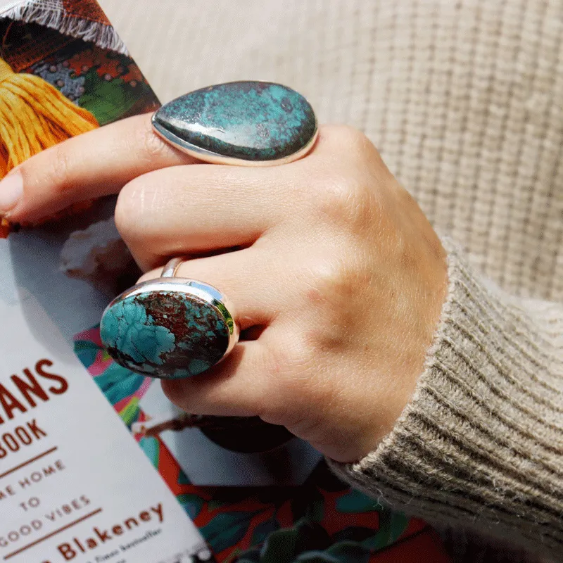 Dixie Turquoise Bohemian Ring (AA)