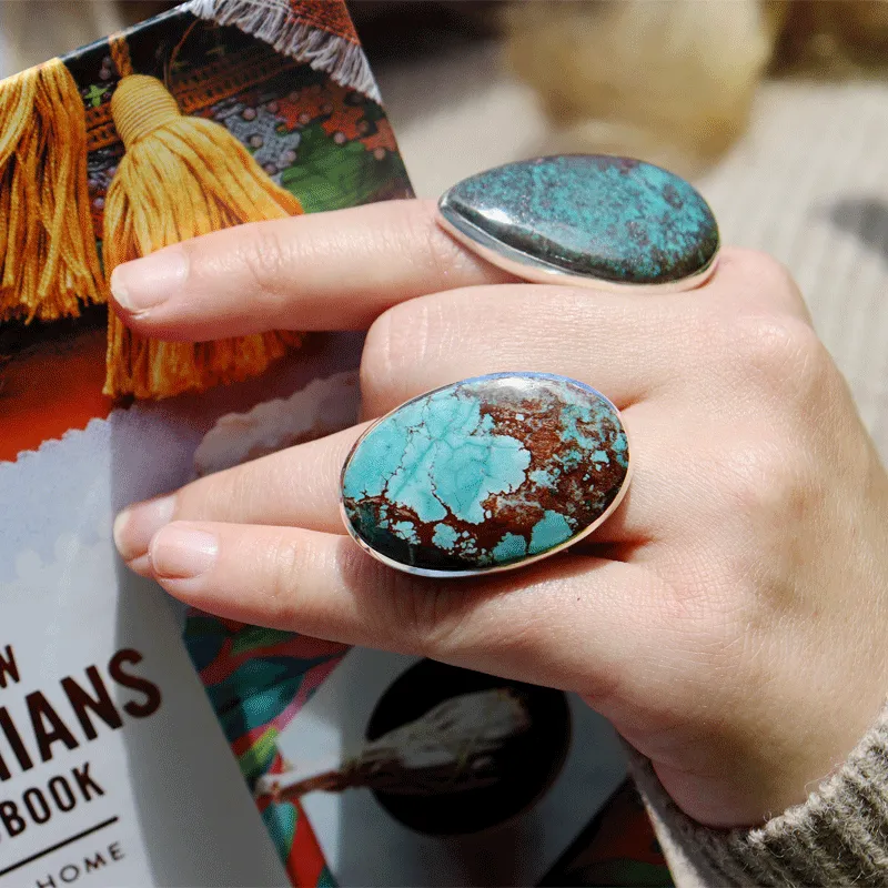 Dixie Turquoise Bohemian Ring (AA)