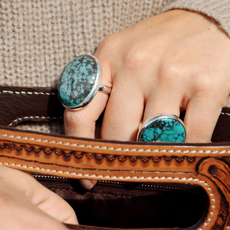 Dixie Turquoise Bohemian Ring (L)