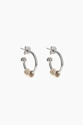 Gloria Hoops | Palladium/Pale Gold