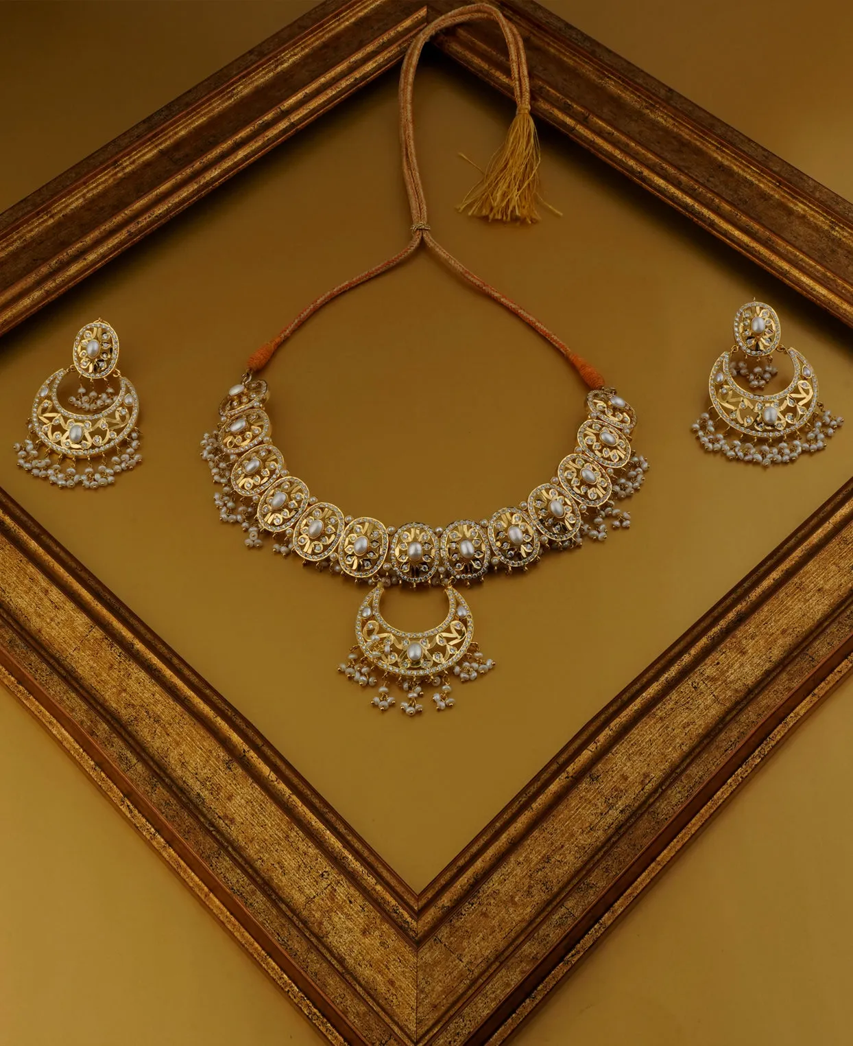 Hyderabadi Bali Necklace Set