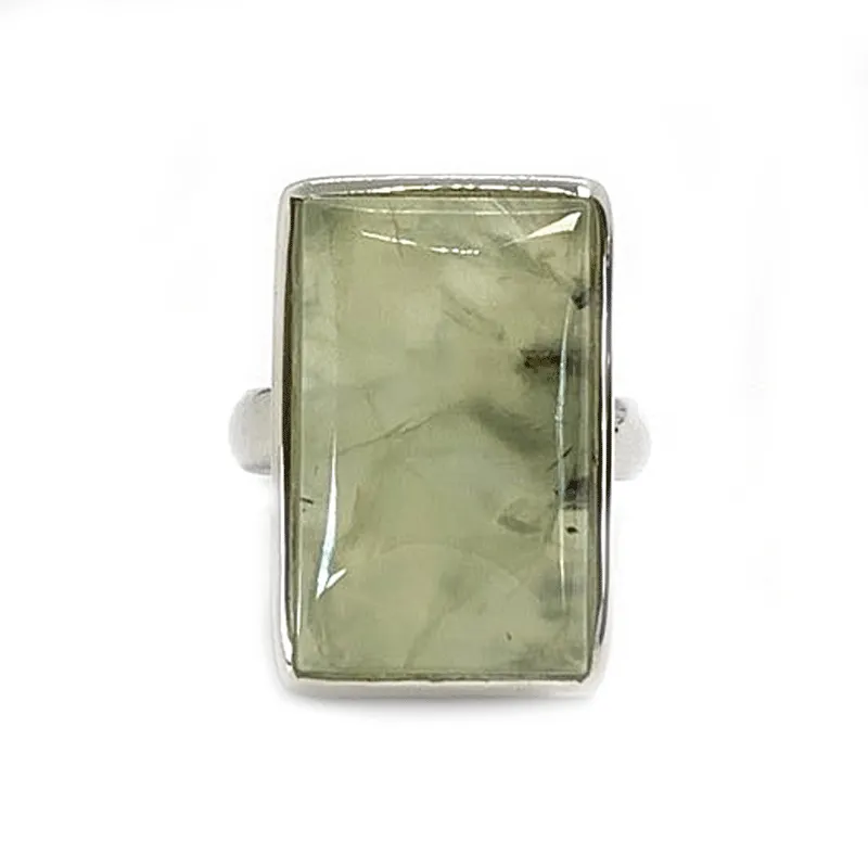 Ivy Prehnite Gemstone Ring