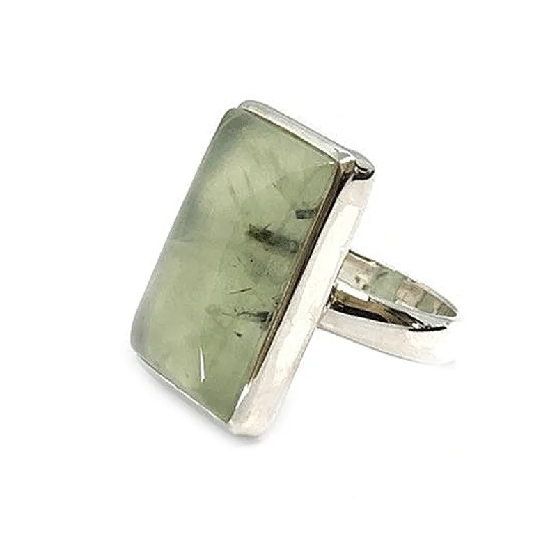 Ivy Prehnite Gemstone Ring