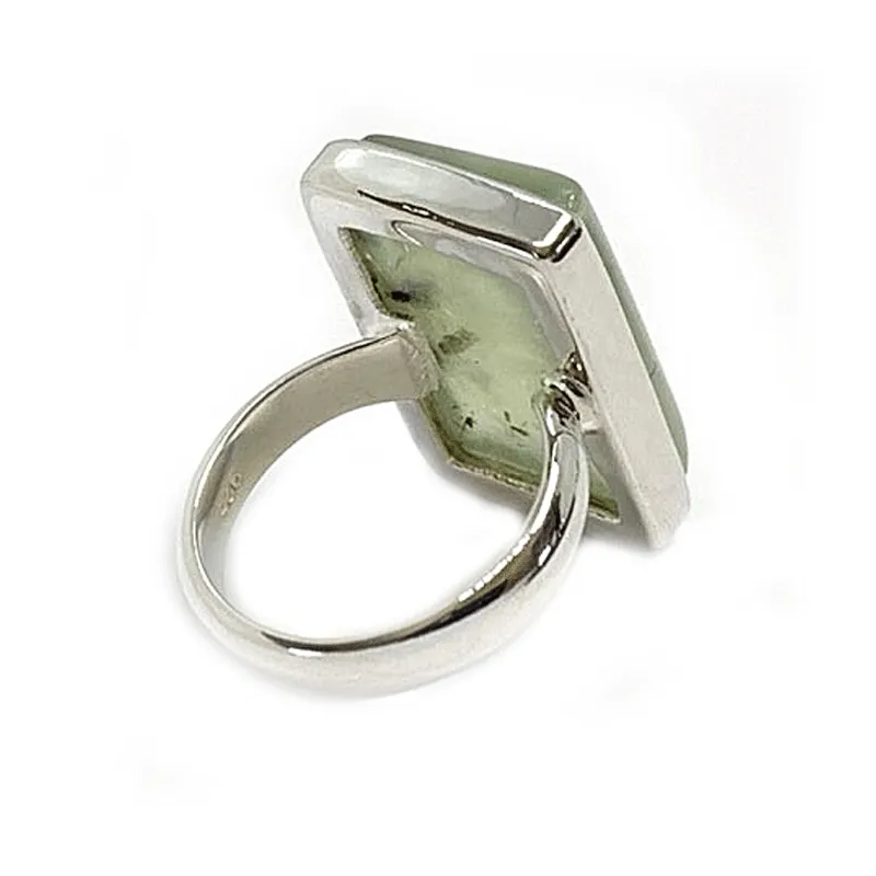 Ivy Prehnite Gemstone Ring