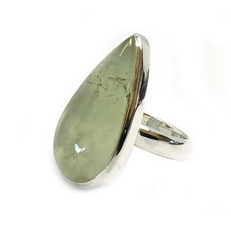 Ivy Prehnite Gemstone Ring