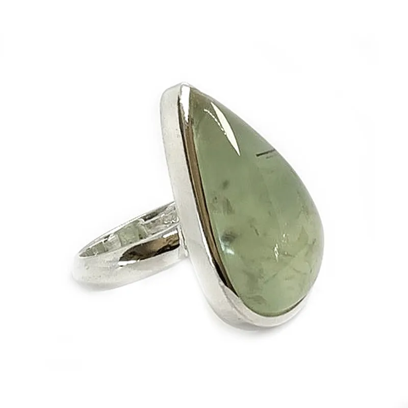 Ivy Prehnite Gemstone Ring