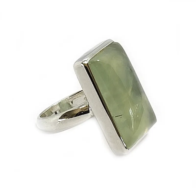 Ivy Prehnite Gemstone Ring