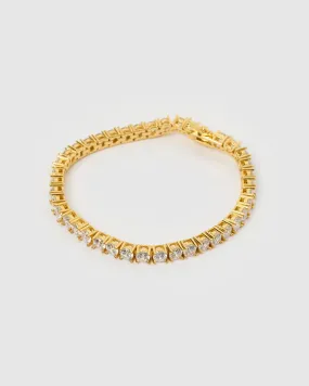 Izoa Grace Tennis Bracelet Gold