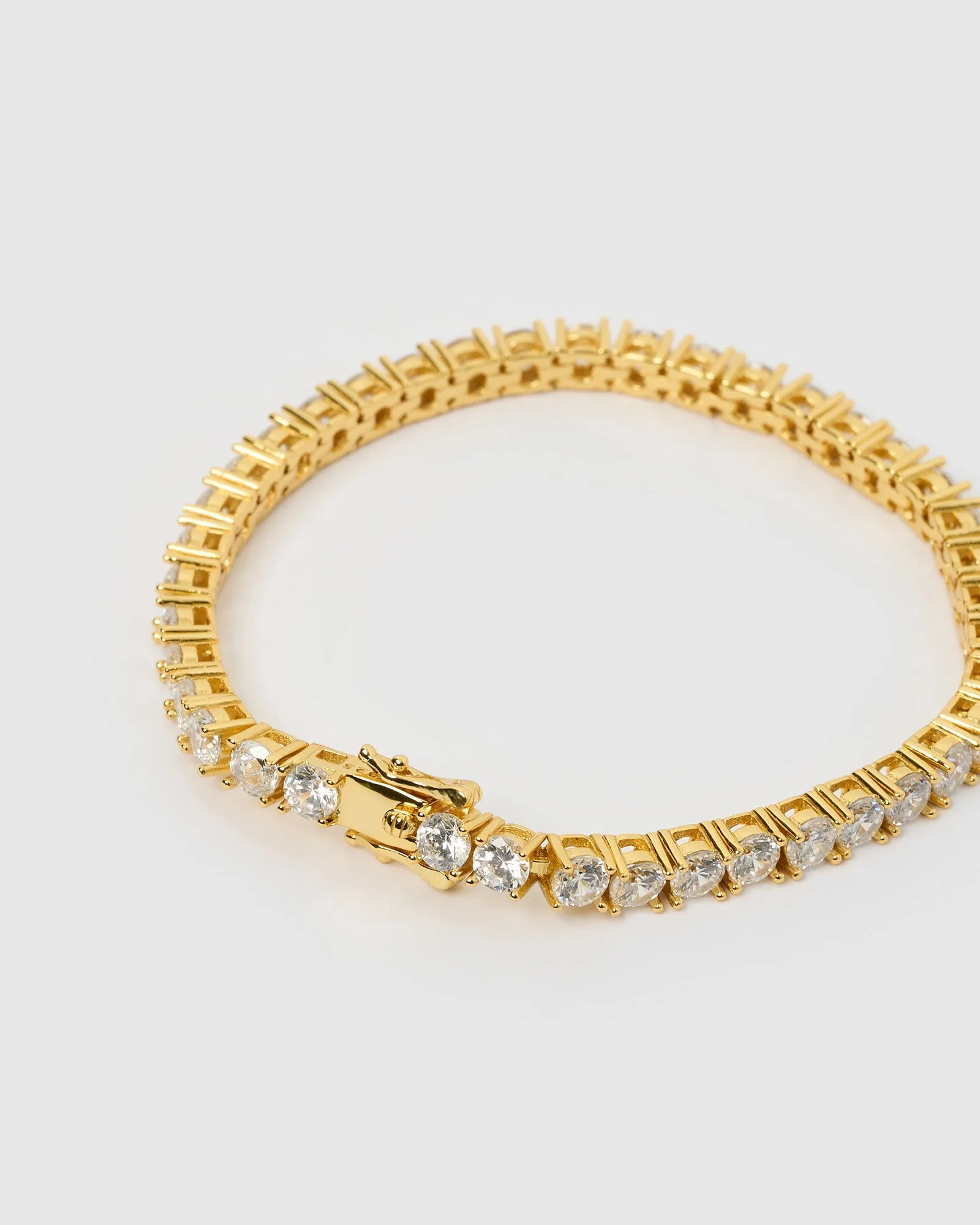 Izoa Grace Tennis Bracelet Gold