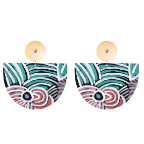 Josie Kunoth Petyarre Large Bell Circle Stud Earrings