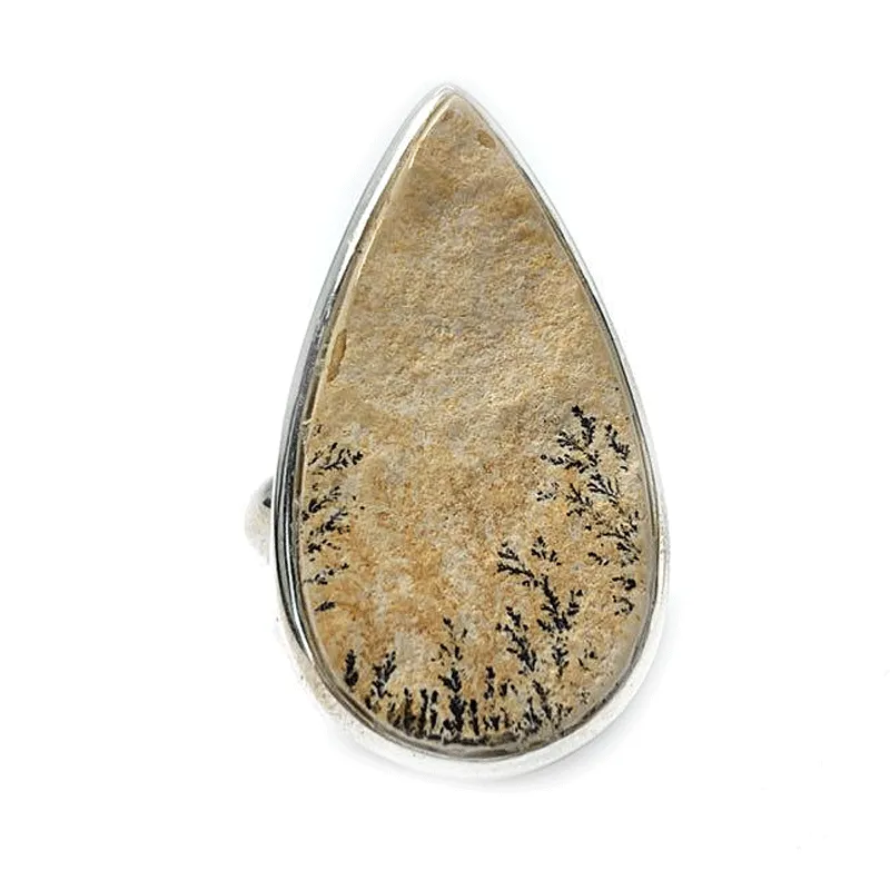 Leaf Jasper Gemstone Ring D