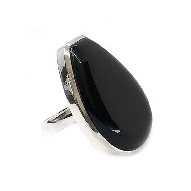 Lilith Black Onyx Statement Ring