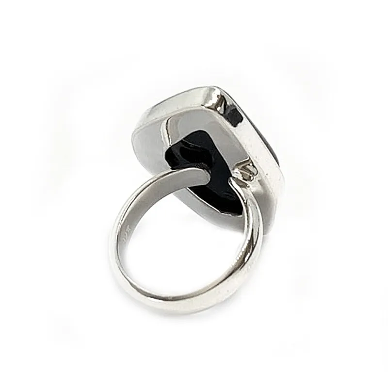 Lilith Black Onyx Statement Ring