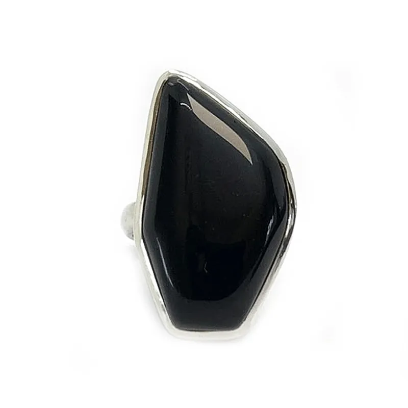 Lilith Black Onyx Statement Ring