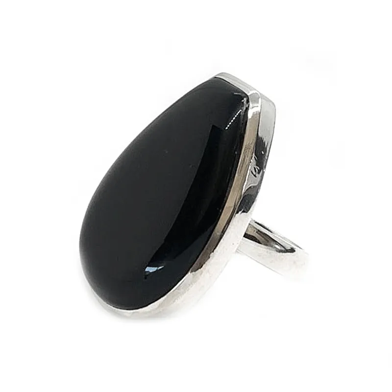 Lilith Black Onyx Statement Ring