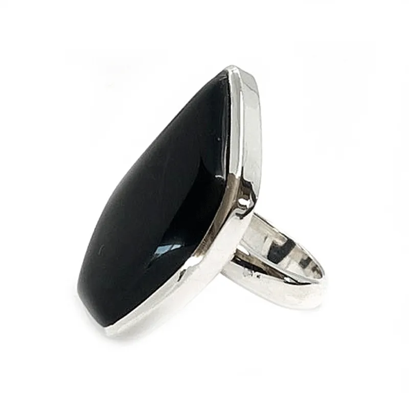 Lilith Black Onyx Statement Ring