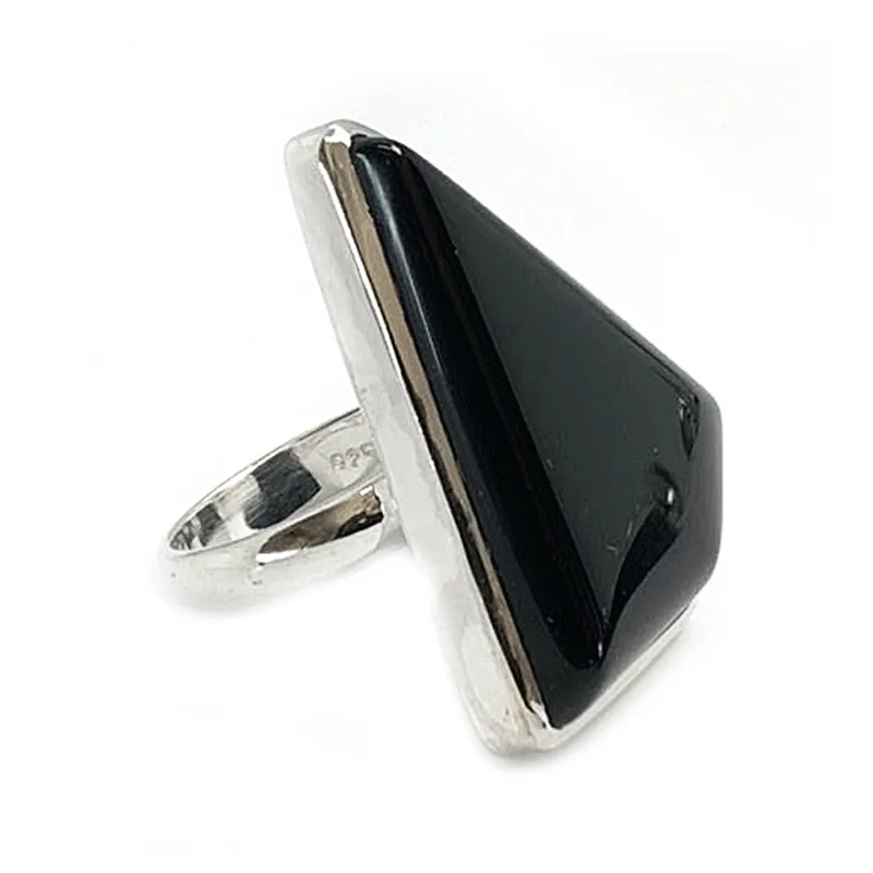 Lilith Black Onyx Statement Ring